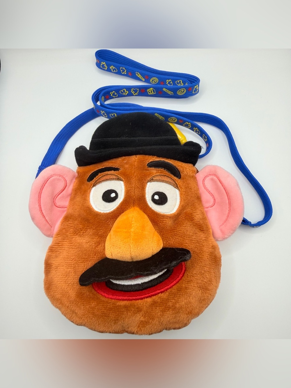 Potato Head Plush Face Pass holder case crossbody bag Tokyo Disney Resort Japan